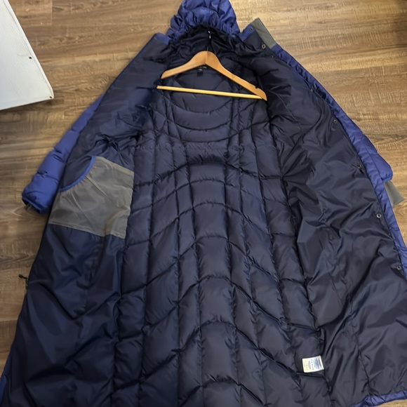 Lands’ End full length down puffer coat sz XS 2-4 - Picture 8 of 11